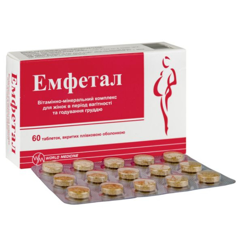 Emphetal tablets No. 60